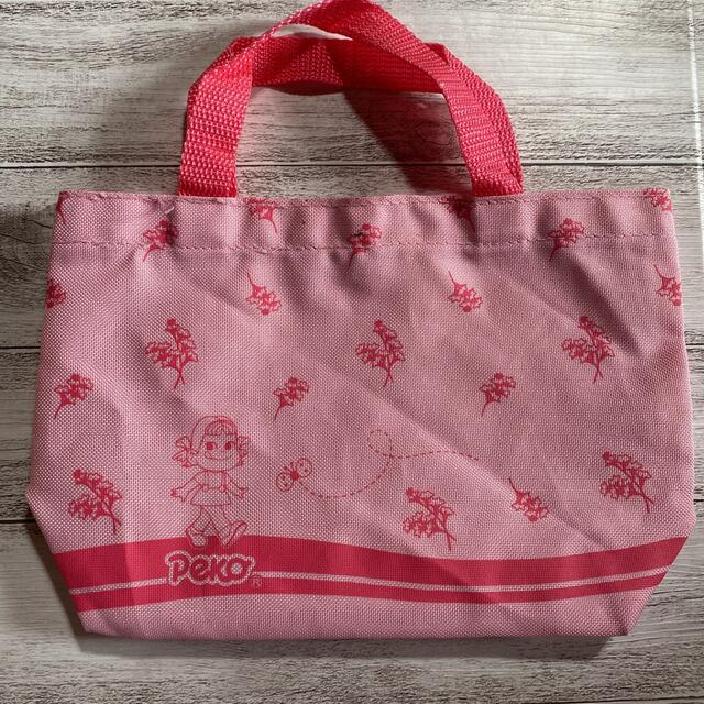 不二家(フジヤ)のペコちゃん　トートバッグ ピンク レディースのバッグ(トートバッグ)の商品写真