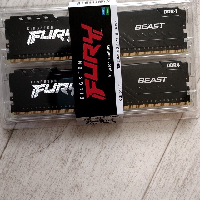 キングストン デスクトップPC用メモリ DDR4 2666MHz 16GBx2枚 www