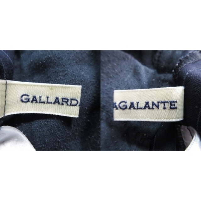 GALLARDA GALANTE(ガリャルダガランテ)のガリャルダガランテ パンツ テーパード ジップフライ タック ストライプ F 紺 メンズのパンツ(スラックス)の商品写真