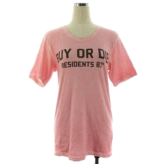 ジョンブル(JOHNBULL)のジョンブル Tシャツ カットソー 半袖 クルーネック S ピンク トップス(Tシャツ(半袖/袖なし))