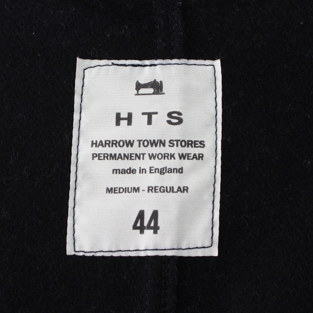 HTS HARROW TOWN STORES ハロータウンストア－ズ  ウール混 フーデッドコート 44/ブラック【2400012792241】 9