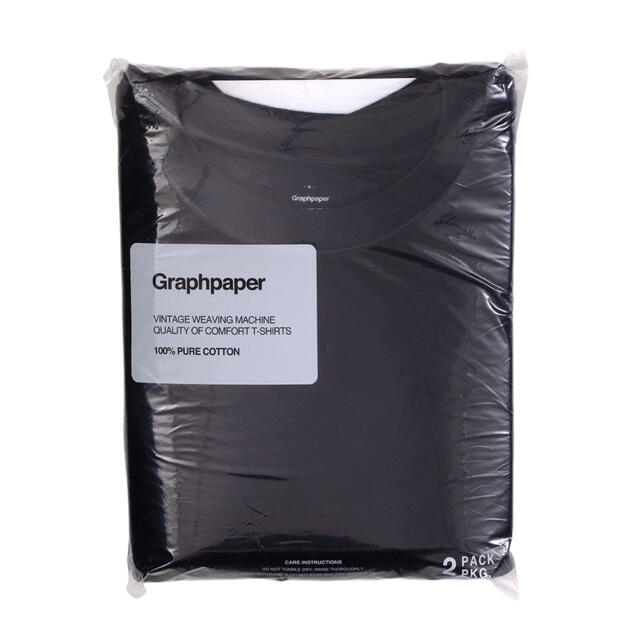 Graphpaper 22AW pack t BLACK 3(L) × 2