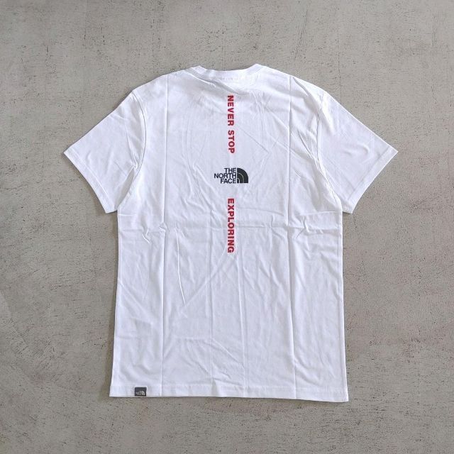 THE NORTH FACE(ザノースフェイス)の日本未発売　ノースフェイス　プリント　Tee　ロゴ L メンズのトップス(Tシャツ/カットソー(半袖/袖なし))の商品写真