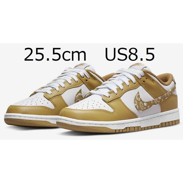 Off-White25.5cm Nike WMNS Dunk Low Barley Paisley