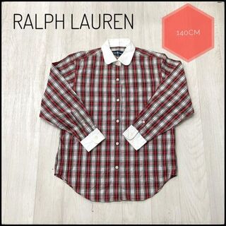 ラルフローレン(Ralph Lauren)のRALPH LAUREN ラルフローレン　長袖シャツ　140 チェックシャツ(ブラウス)