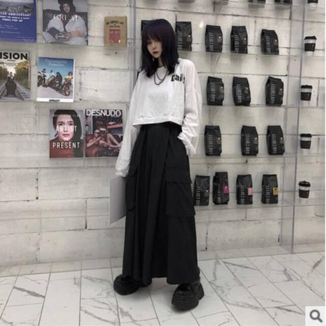 GRANDMA MAMA DAUGHTER おしゃれなワイドフレアパンツ お洒落