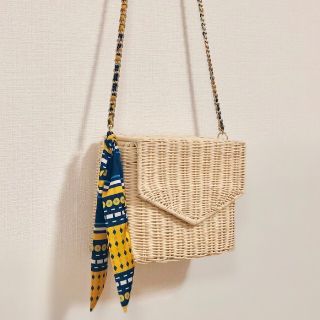 ザラ(ZARA)のZARA ラフィア バッグ(かごバッグ/ストローバッグ)