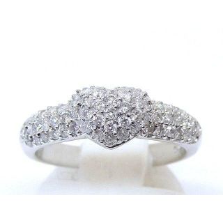 フォリフォリ リング □ 14号(54) ハート ダイヤ 0.67ct K18 | www