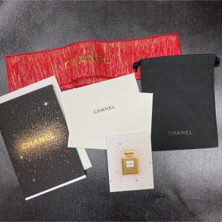 シャネル(CHANEL)のシャネル　保存袋　カード　リボン(ショップ袋)