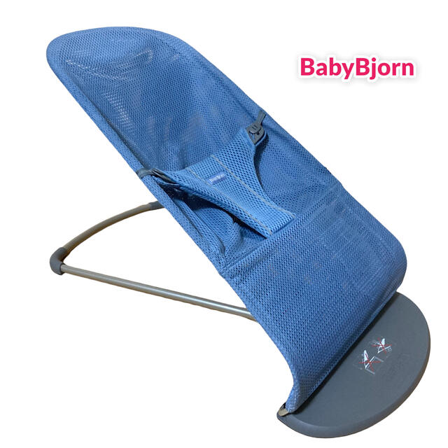 BABYBJORN - ☆美品☆ベビービョルン バウンサーBliss Air スレートブルーの通販 by メガネ｜ベビービョルンならラクマ