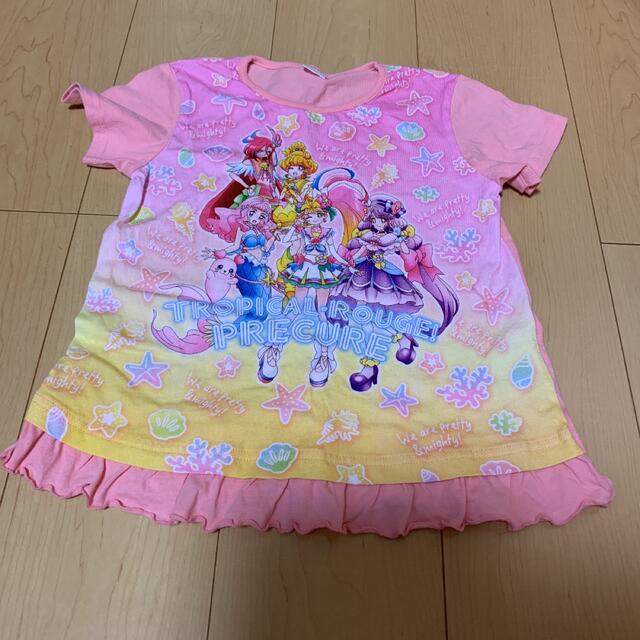 BANDAI(バンダイ)のプリキュア　Tシャツ　　130cm キッズ/ベビー/マタニティのキッズ服女の子用(90cm~)(Tシャツ/カットソー)の商品写真