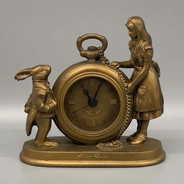 極 美品 不思議の国のアリス  置き時計 ヴィンテージ