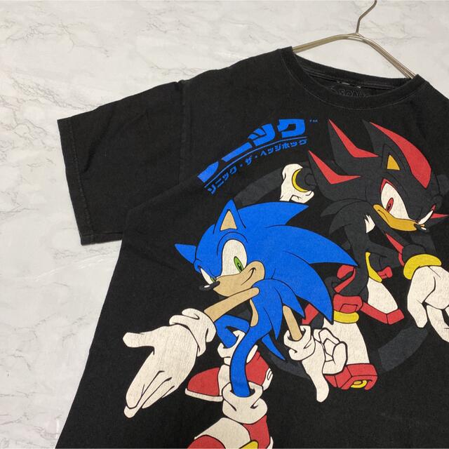 Tシャツ　ソニック　sonic キャラクター　　激レア　セガ　希少デザイン