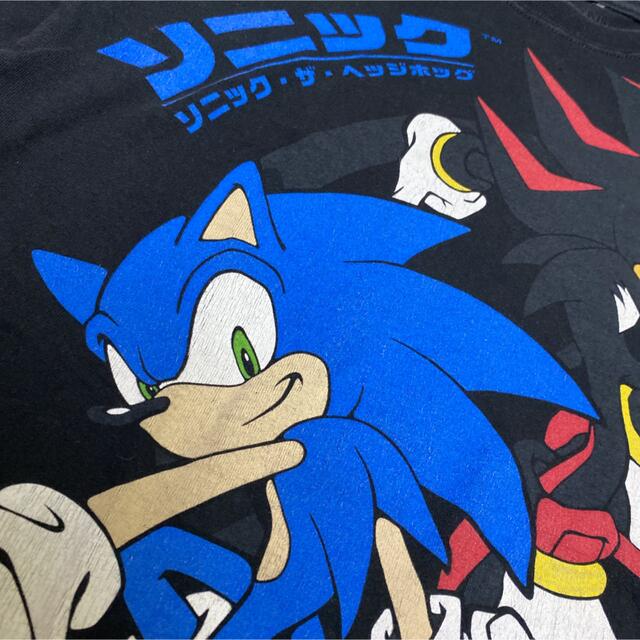 Tシャツ　ソニック　sonic キャラクター　　激レア　セガ　希少デザイン