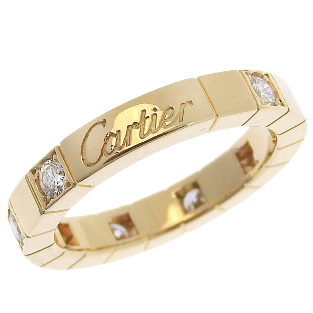 477号リング幅【CARTIER】カルティエ ラニエール ハーフダイヤ K18イエローゴールド×ダイヤモンド 7号 ゴールド レディース リング・指輪