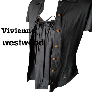 ヴィヴィアンウエストウッド(Vivienne Westwood)の新品未使用Vivienne westwood Red Label リボンブラウス(シャツ/ブラウス(半袖/袖なし))