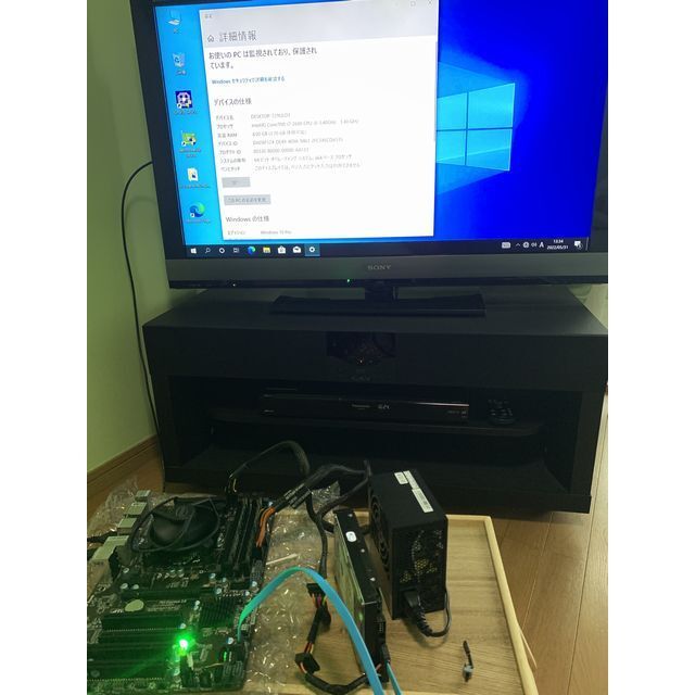 i7 2600 + マザーボード セット　ジャンク スマホ/家電/カメラのPC/タブレット(PCパーツ)の商品写真