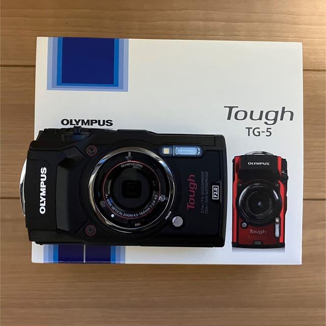 OLYMPUS(オリンパス)のtg5 オリンパス ブラック スマホ/家電/カメラのカメラ(コンパクトデジタルカメラ)の商品写真