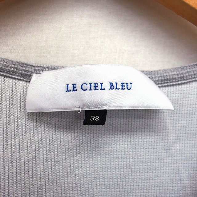 LE CIEL BLEU(ルシェルブルー)のルシェルブルー LE CIEL BLEU カットソー チュニック ノースリーブ レディースのトップス(カットソー(半袖/袖なし))の商品写真