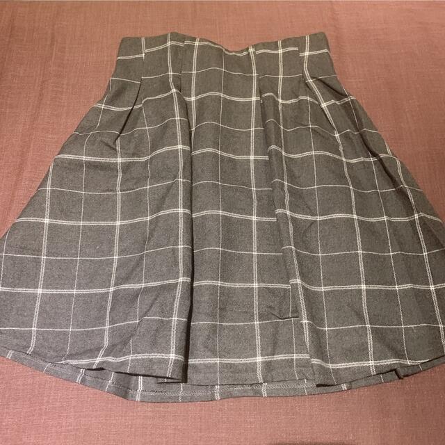 titty&co(ティティアンドコー)の新品未使用タグ付きtitty&co チェックフレアスカート レディースのスカート(ミニスカート)の商品写真