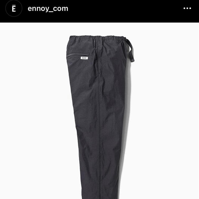 ENNOY Ripstop Easy Pants NAVY XLサイズ