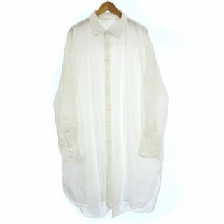 ケイシーケイシー(CASEY CASEY)のケイシー ケイシー HAUT 2 PYJAMA シャツ ペーパーコットン 白 L(シャツ)