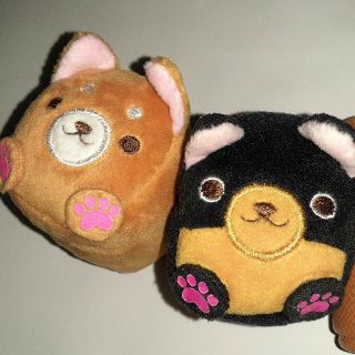 コロコロ 犬のマスコット&財布(小銭や小物入れ) ２個セット　激安(キャラクターグッズ)