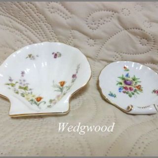 ウェッジウッド(WEDGWOOD)のWedgwoodウェッジウッド♡シェルトレー貝殻プレート2客(食器)