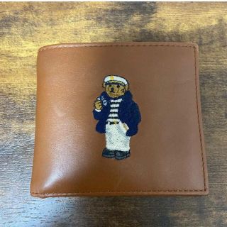 ポロラルフローレン(POLO RALPH LAUREN)のa187 新品 ポロラルフローレン　革　ポロベア　財布　完売品(折り財布)