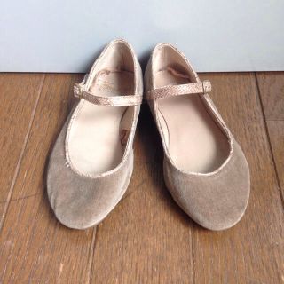 ザラ(ZARA)のZara ベロアバレーシューズ17cm(その他)