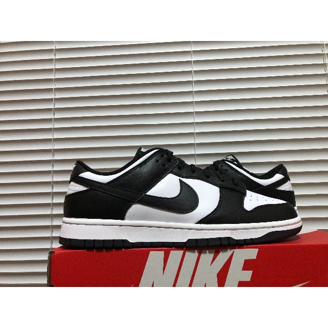 Nike Dunk Low Retro 28cm パンダ panda 白 黒