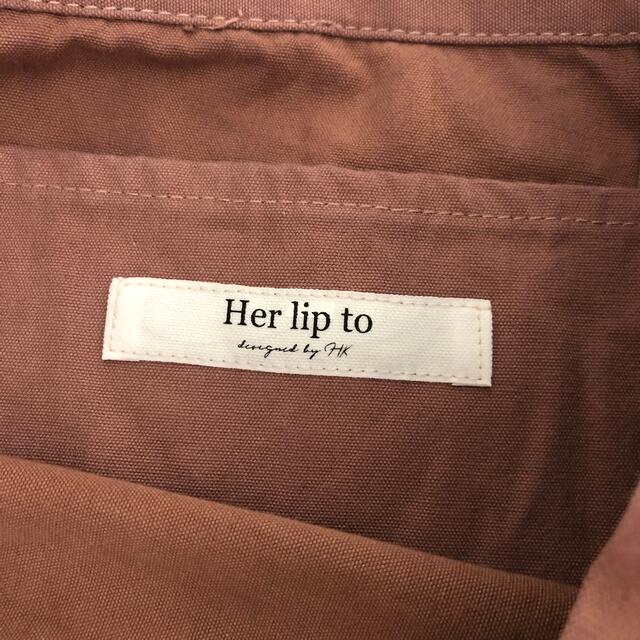 Her lip to(ハーリップトゥ)のHerlipto トートバッグ ローズブラウン レディースのバッグ(トートバッグ)の商品写真