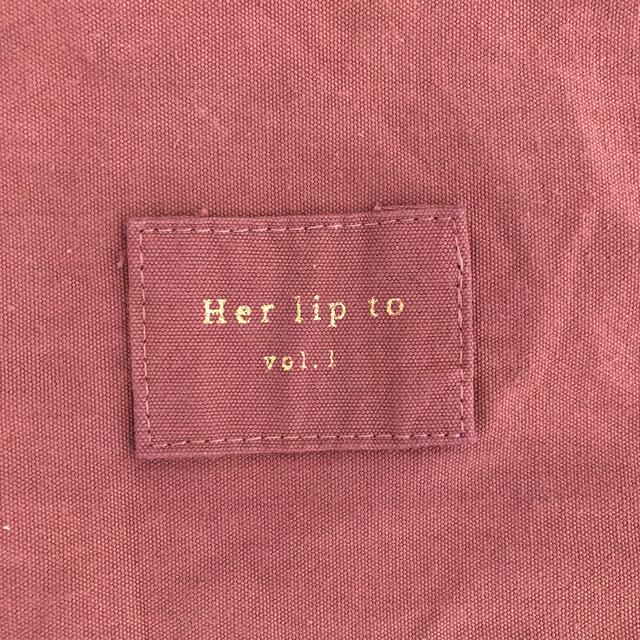 Her lip to(ハーリップトゥ)のHerlipto トートバッグ ローズブラウン レディースのバッグ(トートバッグ)の商品写真