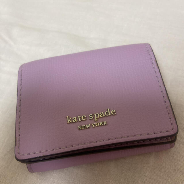 kate spade new york(ケイトスペードニューヨーク)のケイトスペード　三つ折り財布　パープル レディースのファッション小物(財布)の商品写真