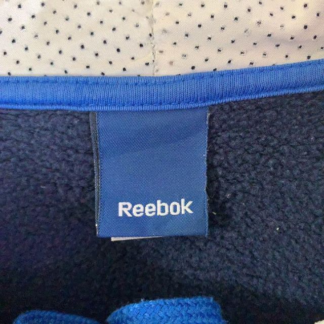 Reebok(リーボック)のリーボックReebok★輸入古着　スウエットパーカー　XL ネイビー　紺 メンズのトップス(スウェット)の商品写真