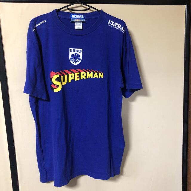 レア　希少　サッカー　ultras  スーパーマン　コラボ　　tシャツトップス