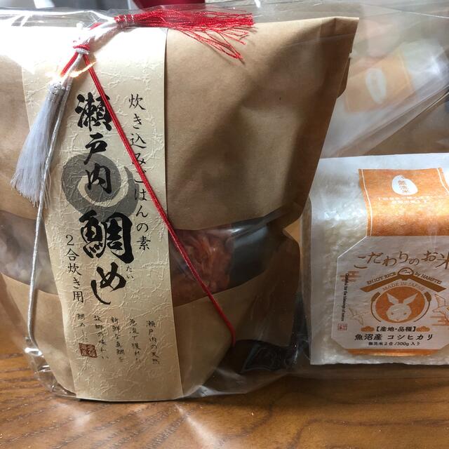 瀬戸内　鯛めし　炊き込みご飯の素 食品/飲料/酒の加工食品(その他)の商品写真