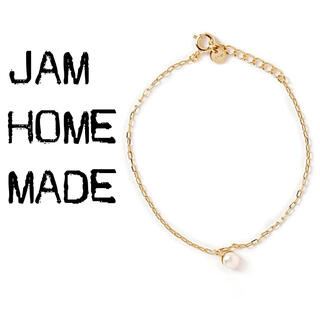 ジャムホームメイドアンドレディメイド(JAM HOME MADE & ready made)のJAM HOME MADE【未使用】真鍮×淡水パール ブレスレット(ブレスレット/バングル)