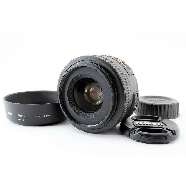 ブランド品専門の ニコン NIKON AF-S DX NIKKOR 35mm F1.8G -レンズ(単