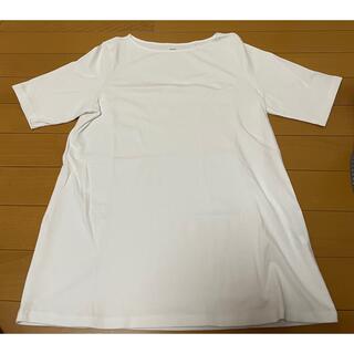 ユニクロ(UNIQLO)のお買い得　UNIQLO 半袖白Tシャツ　XL(Tシャツ(半袖/袖なし))