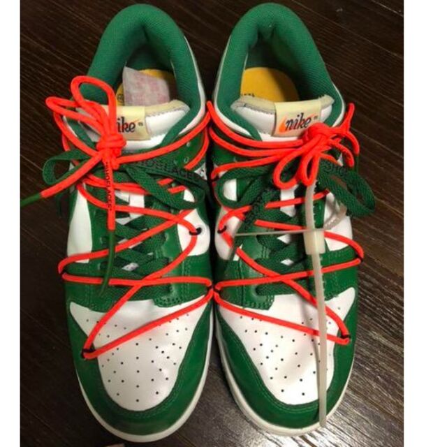 Nike×Off-White Dunk Low GREEN CT0856-100 ナイキ NIKE オフホワイト ダンク 灰色 グレー ダンクロー