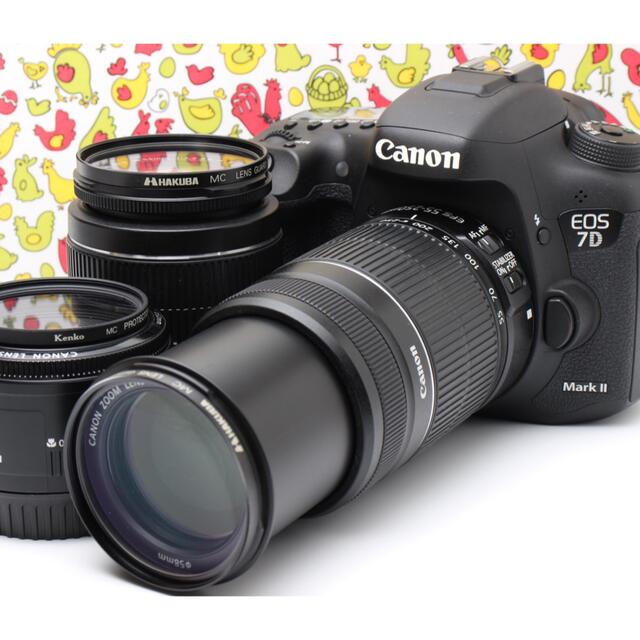 ❤️永遠の名機✨❤️高速連写✨❤️キャノン EOS 7Dダブルズーム