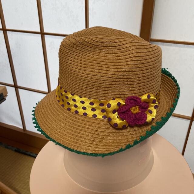 麦わら帽子 56 CHANEL 麦わら帽子 56センチ