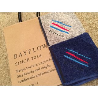 ベイフロー(BAYFLOW)のBAYFLOW ハンドタオル新品未使用(ハンカチ)