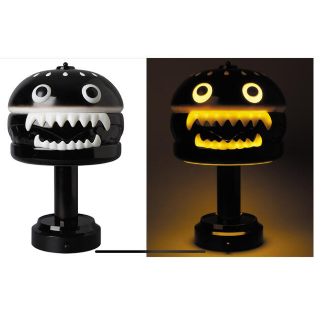 UNDERCOVER(アンダーカバー)のUNDERCOVER HAMBURGER LAMP BLACK インテリア/住まい/日用品のライト/照明/LED(フロアスタンド)の商品写真