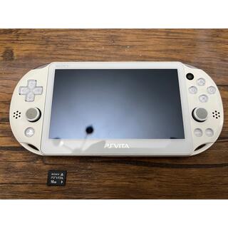 プレイステーションヴィータ(PlayStation Vita)のPS Vita2000 本体　ホワイト(家庭用ゲーム機本体)