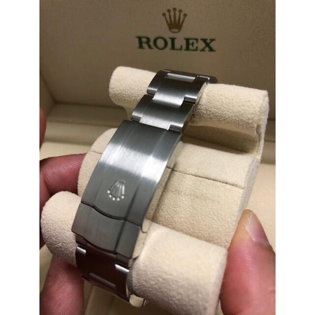 ROLEX(ロレックス)のオイスターパーペチュアル41　ブライトブルー　124300 試着のみ メンズの時計(腕時計(アナログ))の商品写真