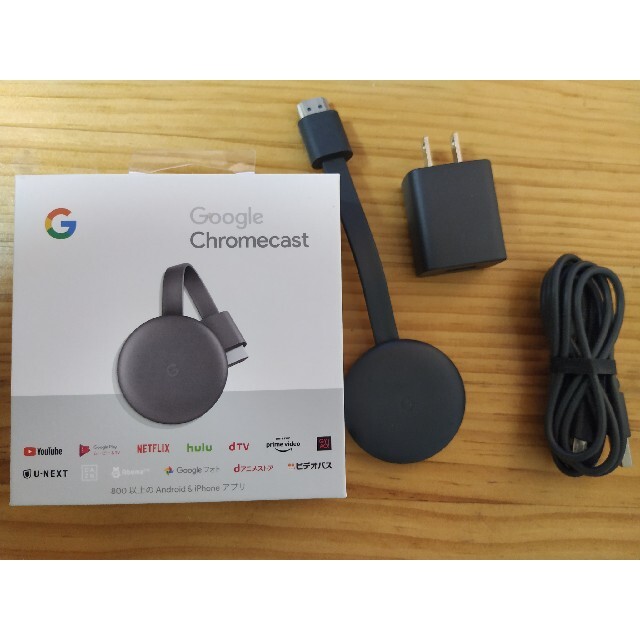 CHROME(クローム)のGoogle chromecast クロームキャスト スマホ/家電/カメラのテレビ/映像機器(映像用ケーブル)の商品写真