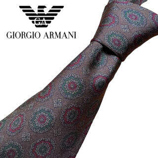 ジョルジオアルマーニ(Giorgio Armani)の【本日限定値下げ】ジョルジオアルマーニ ネクタイ ペイズリー シルク100%(ネクタイ)