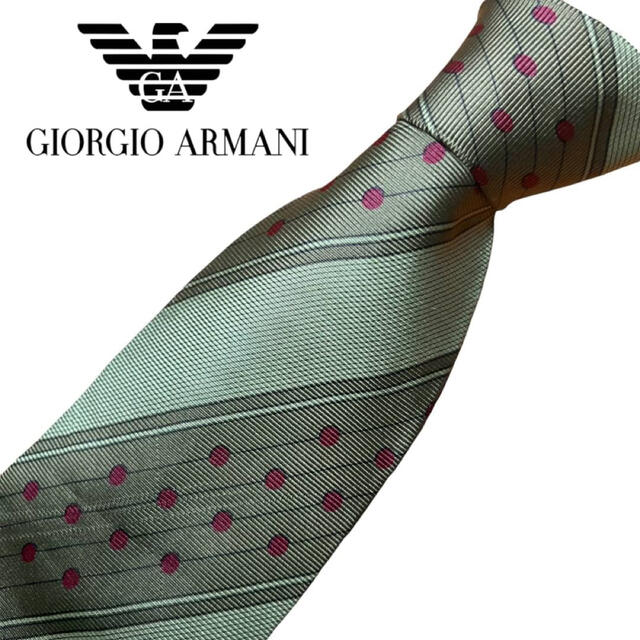 【本日限定値下げ】Giorgio Armani ネクタイ 総柄 シルク100%